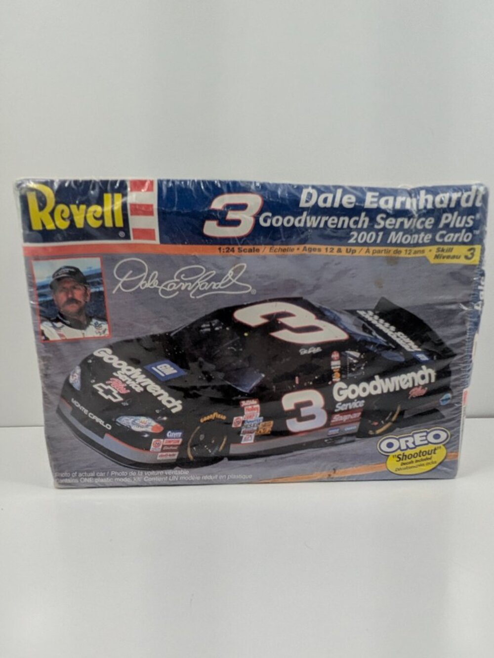 Sealed Revell 1:24 Scale Dale Earnhardt '01 Goodwrench Monte Carlo Oreo shootout